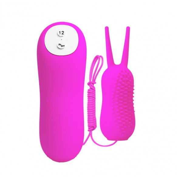 PRETTY LOVE - Bunny Clitoral Vibrating Egg (Battery - Purple)